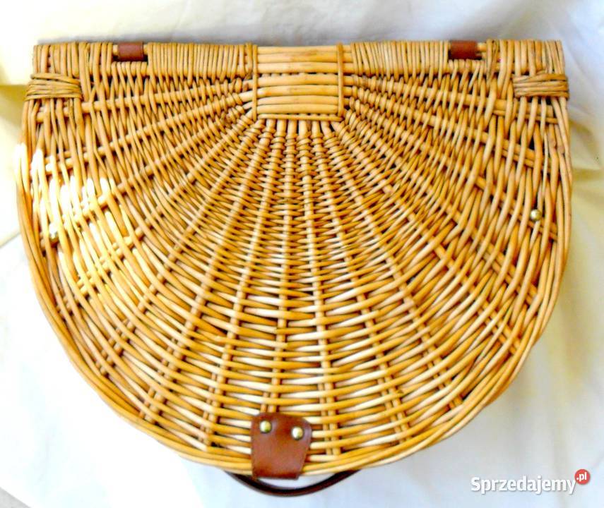 Koszyk Kosz piknikowy wiklinowy 4 osób lubelskie Biała Podlaska sprzedam