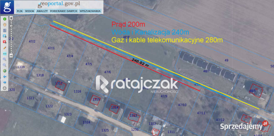 Grunt na sprzedaż Wierzchucino Kapitańska 1239m2