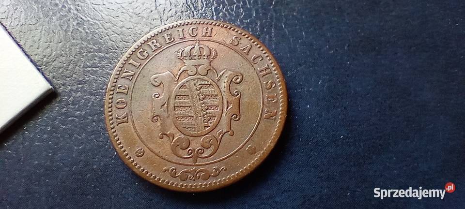 Stare monety 5 fenig 1864 Niemcy Numizmatyka