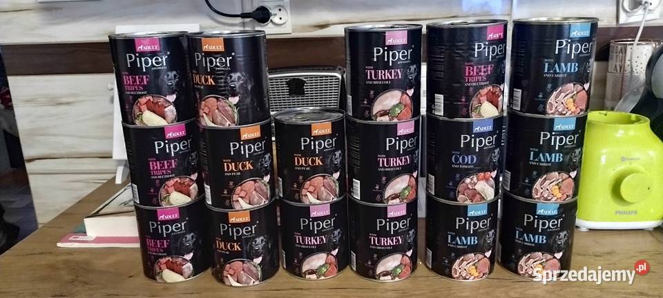 mokra karma piper dolnia noteci 800g psa17 sztuk małopolskie Kraków