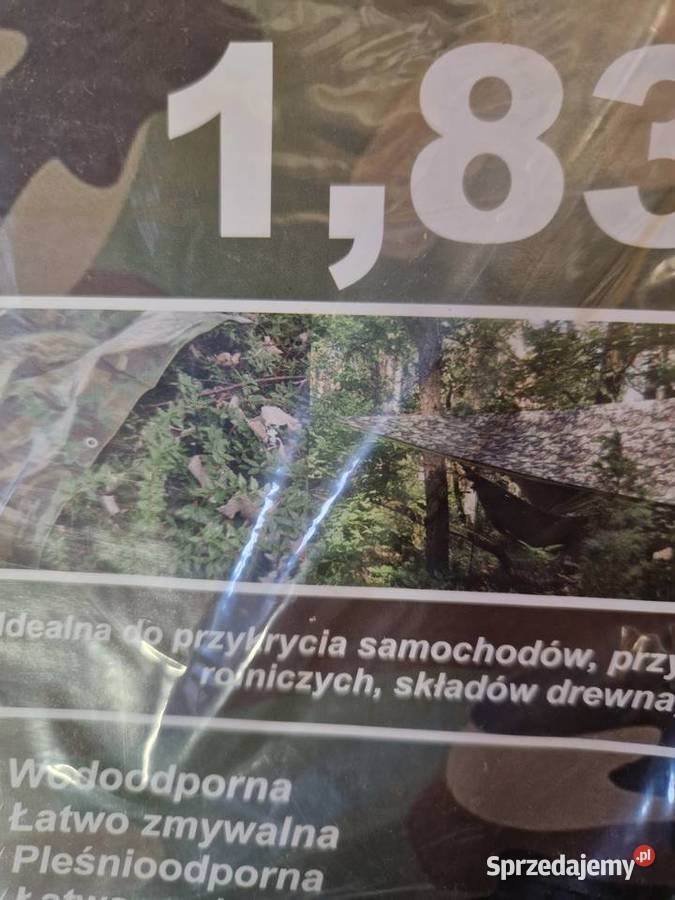 Plandeka kamuflażmoro 183x3m 100gsm G70610 sprzedam