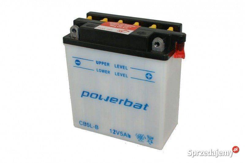 Akumulator Motocyklowy Powerbat 5Ah CB5LB YB5LB Gniezno