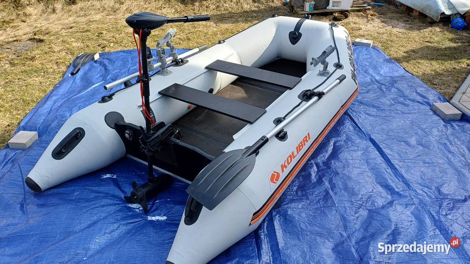 Ponton Kolibri 300 silnik osprzęt sonar uchwyty Gdynia