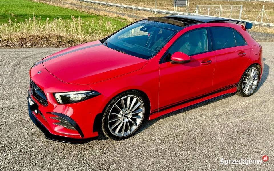 Mercedes Aklasa AMG salon virtual panorama full światła przeciwmgielne Wasilków sprzedam