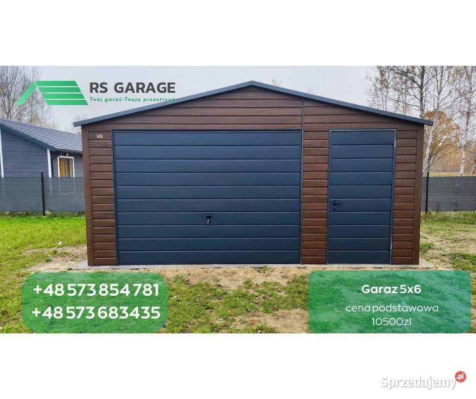 Garaż blaszany ocynkowany profil zamknięty opolskie Niemodlin