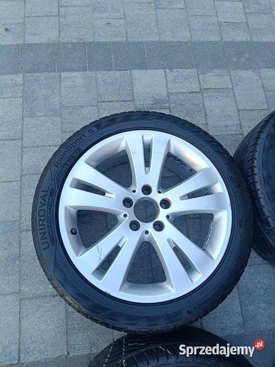 Alufelgi 17 5x112 ET47 z nowymi oponami letnimi Motoryzacja Elbląg