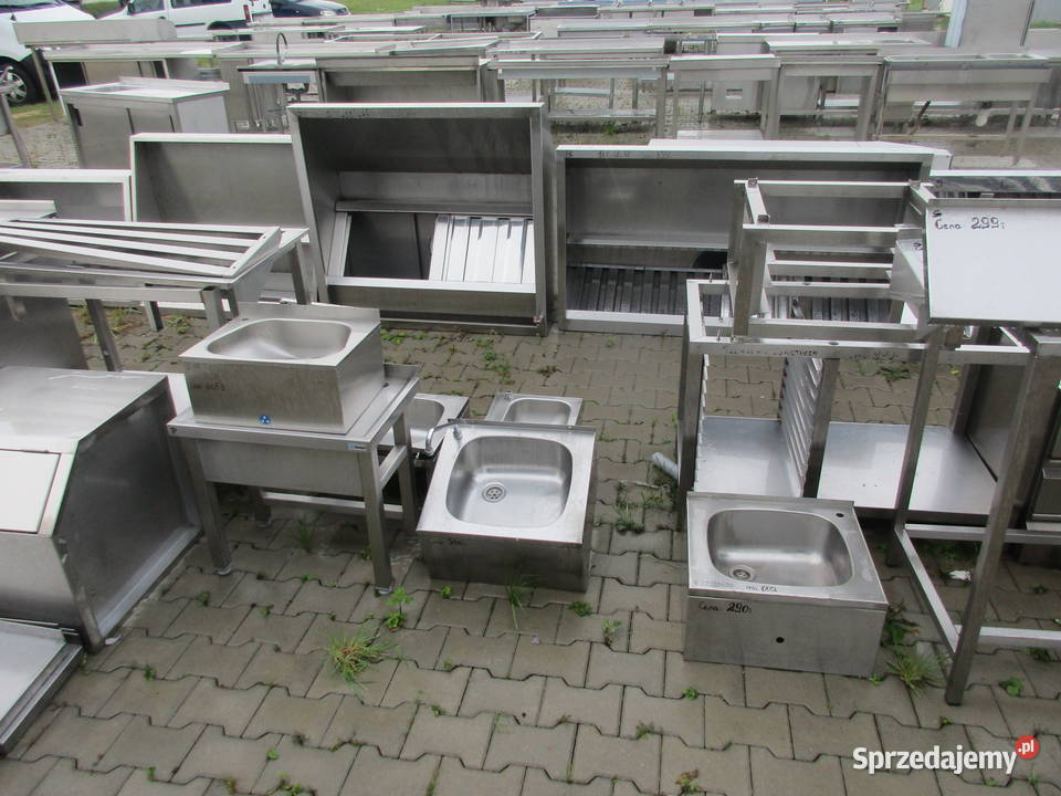 Zlew Szafa Okap Regał MEBLE ZE STALI NIERDZEWNEJ Ostrów Wielkopolski sprzedam