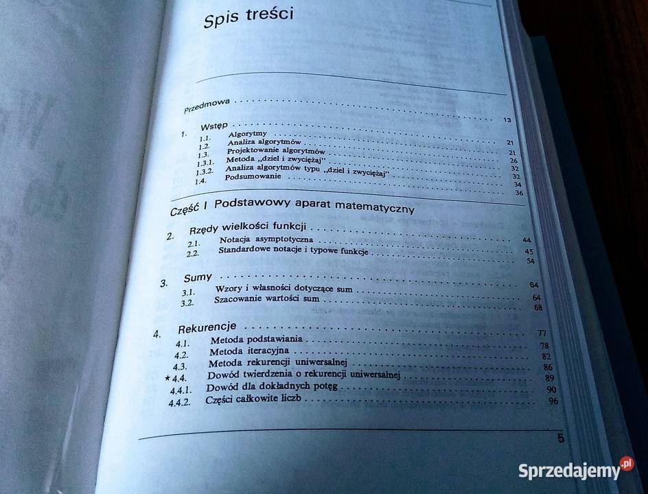 Wprowadzenie do algorytmów Cormen Leiserson Książki naukowe i popularnonaukowe Gdańsk sprzedam
