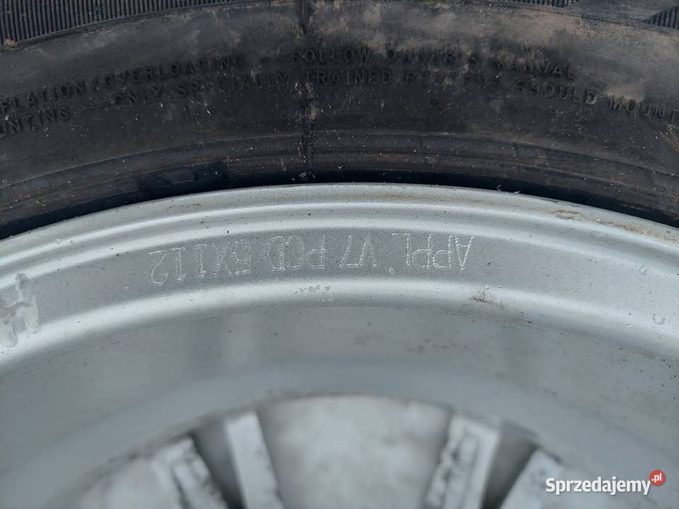 Felgi koła seat 5x112 aluminiowe 15 Stoczek Łukowski