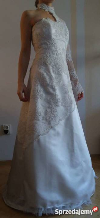 Nowa suknia ślubna koronka unikat