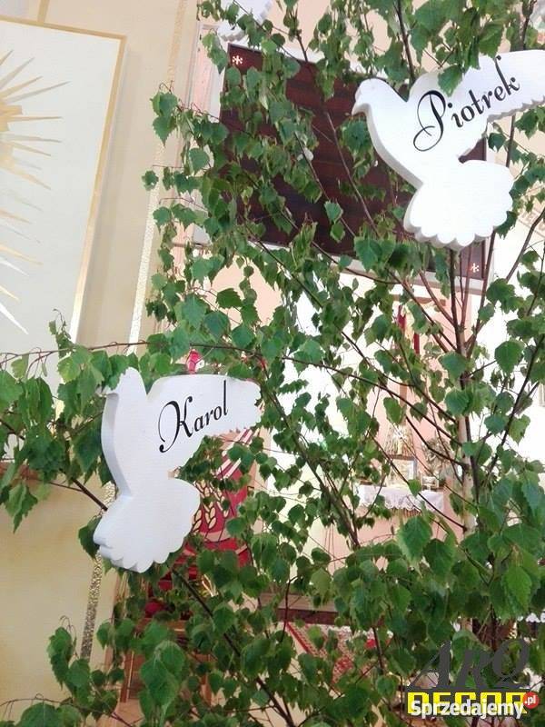 SkrzydełkaAniołki dekoracje komunijne Dębna