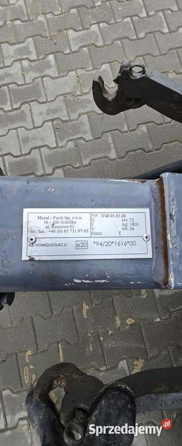 Przyczepa rolnicza Metal Fach nieuszkodzony Ożarów Mazowiecki