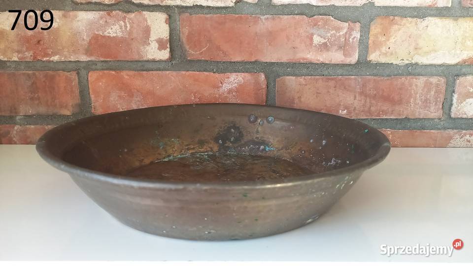 Miska metalowa mosiądzowana Taca 33 709 Gawroniec