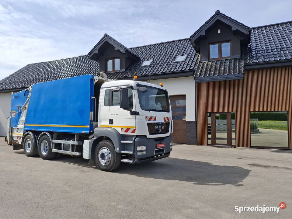 MAN TGS 28360 Śmieciarka FAUN Environnement diesel Śmieciarki Sierakowice sprzedam