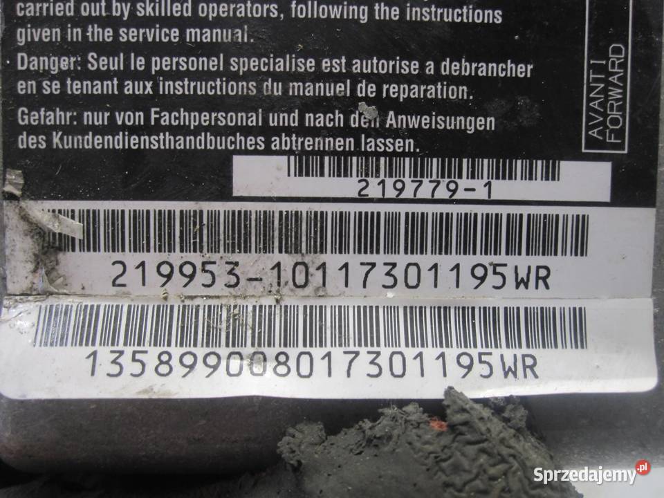 FIAT DUCATO III 10r moduł AIRBAG 1358990080 sprzedam