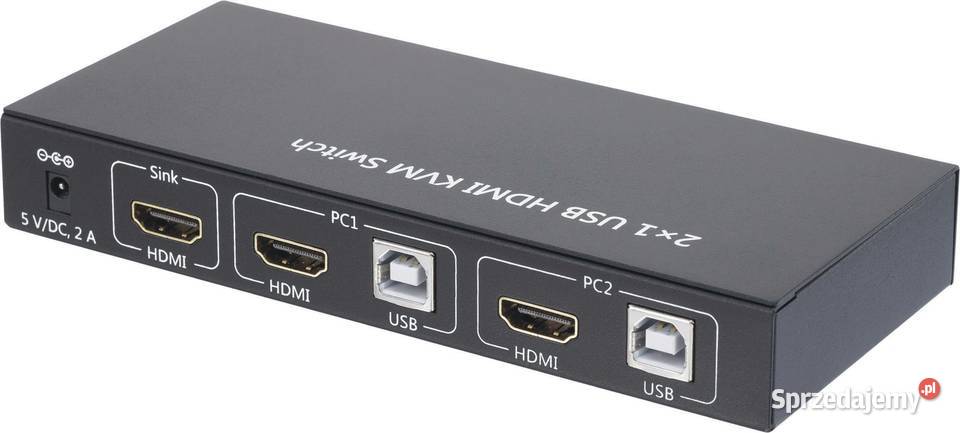 Przełącznik KVM, HDMI SpeaKa Professional SP-4330460, USB, 1