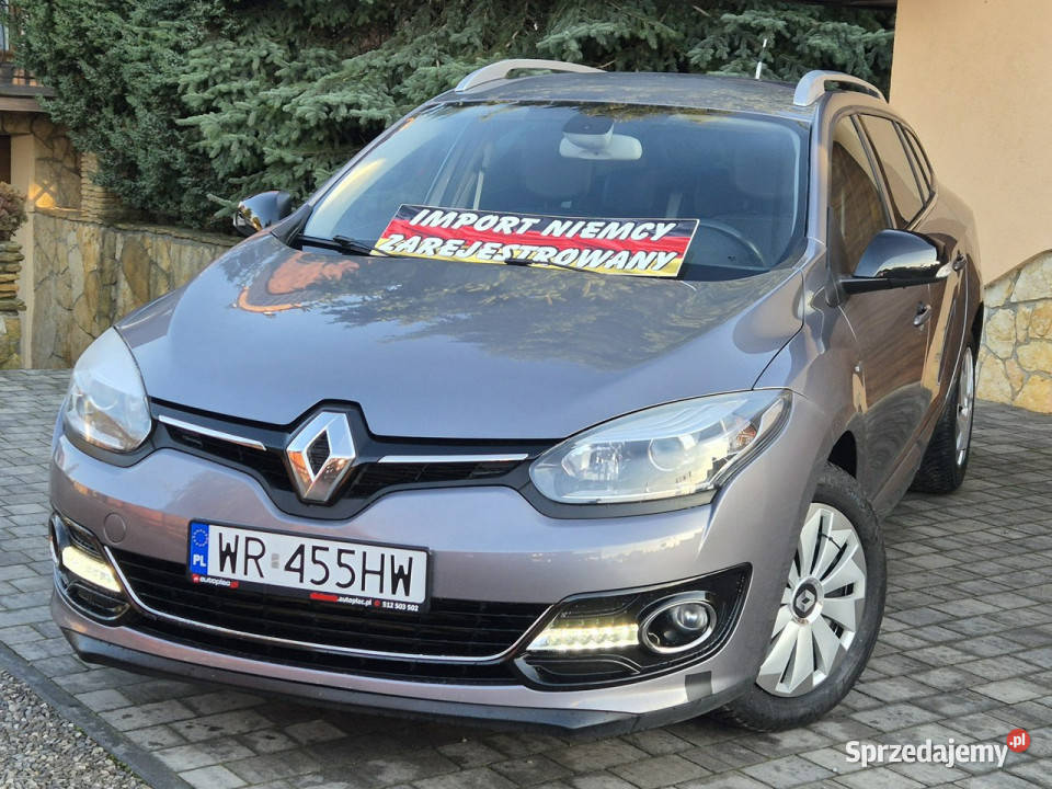 Renault Megane Lift 2014r Bogata BOSE Półskóra 130KM mazowieckie