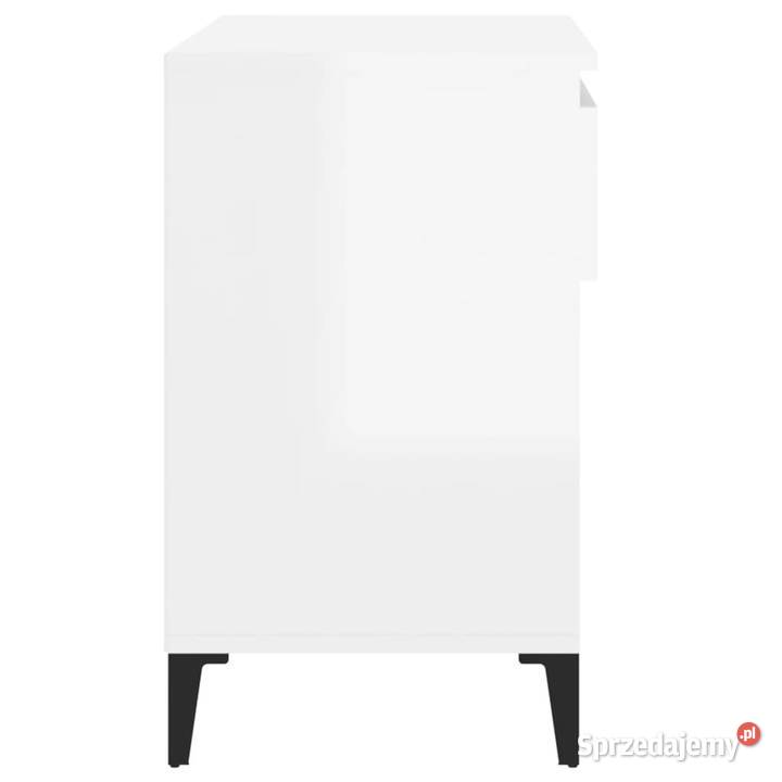 Szafka na buty wysoki połysk biała 70x36x60 Warszawa