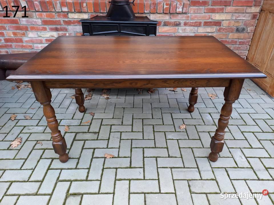 Stół dębowy drewniany holenderski Salon Jadalnia (171)