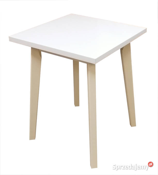 STÓŁ KWADRAT BIAŁY ŁAWA 70 70 RÓŻNE KOLORY Tołkiny