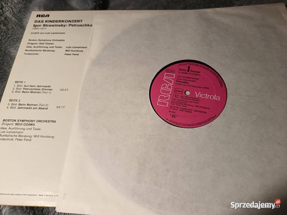 Album winylowy Igor Strawiński Petruszka