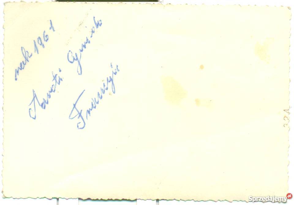 Stare zdjęcie fotografia samochód 1961 opis Ostrów Wielkopolski