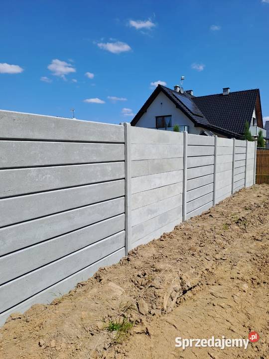 Ogrodzenia betonowe Nowoczene wzory Producent Głogów