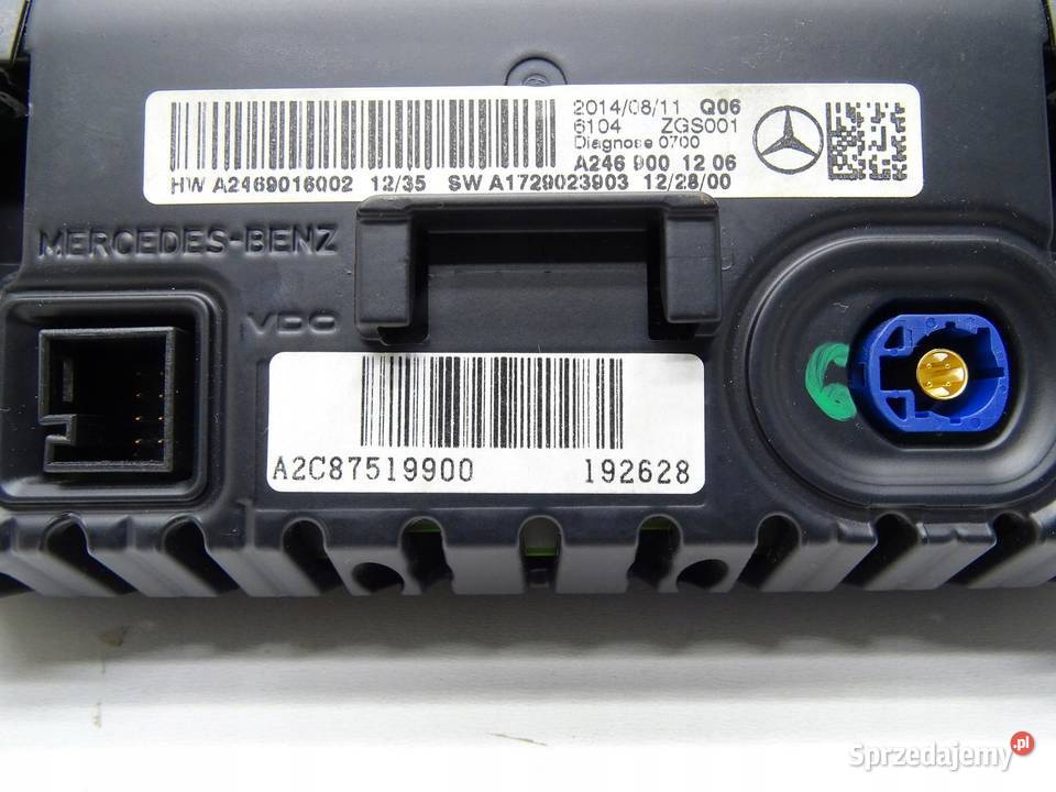 WYŚWIETLACZ PANEL RADIA MONITOR NAVI A1729023903