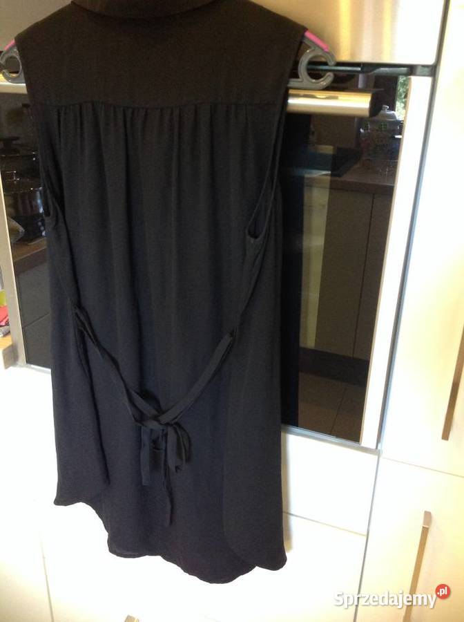 Czarna Bluzka Damska Mgiełka HM MAMA r S j nowa Nowa Sól