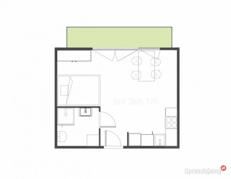 Sprzedam Zamienię kawalerkę z garażem w Markach 25m2 Marki