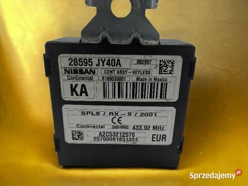 MODUŁ KEYLESS 28595 JY40A Renault Koleos I 2007