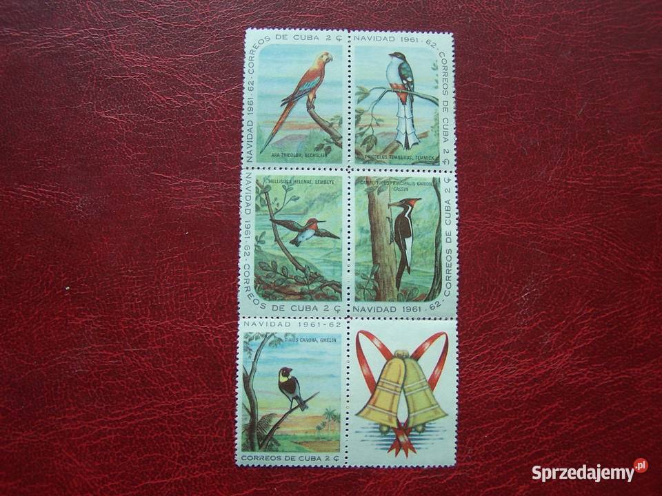 Kuba 1961 MNH Mi 73640 Fauna Ptaki Tychy