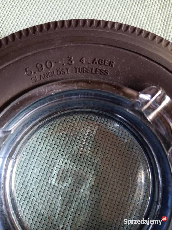 Popielniczka Retro GISLAVED szweckiej fabryki mazowieckie