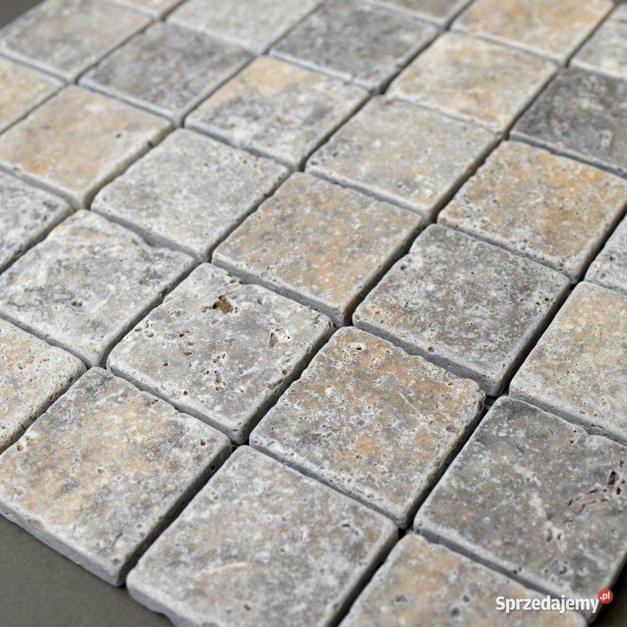 Mozaika Kamienna Trawertyn ASH 305x305 OKAZJA Łódź