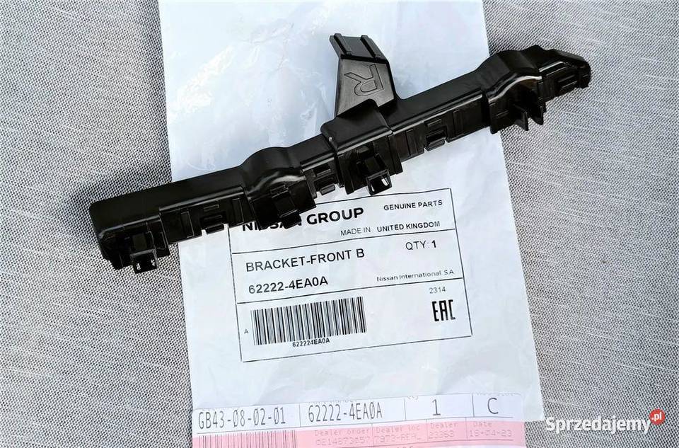 NISSAN QASHQAI J11 MOCOWANIE ZDERZAKA PRAWE