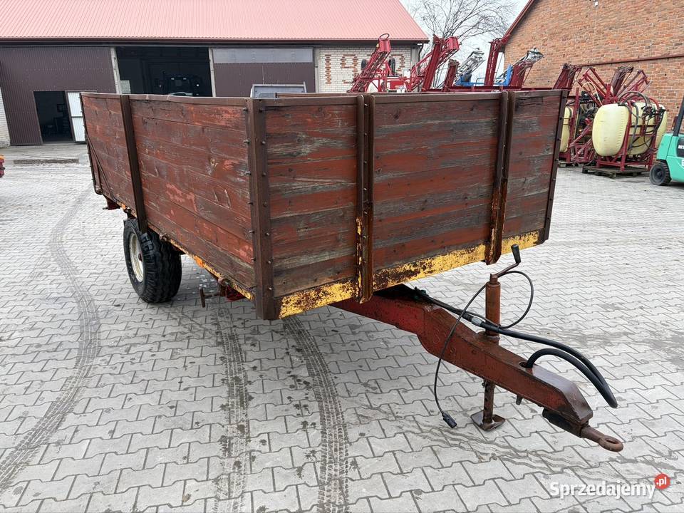 Przyczepa wywrotka jednoosiowa duńska Dawidy