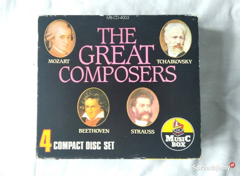 Kolekcja wielcy kompozytorzy Mozart Strauss CD Gdańsk