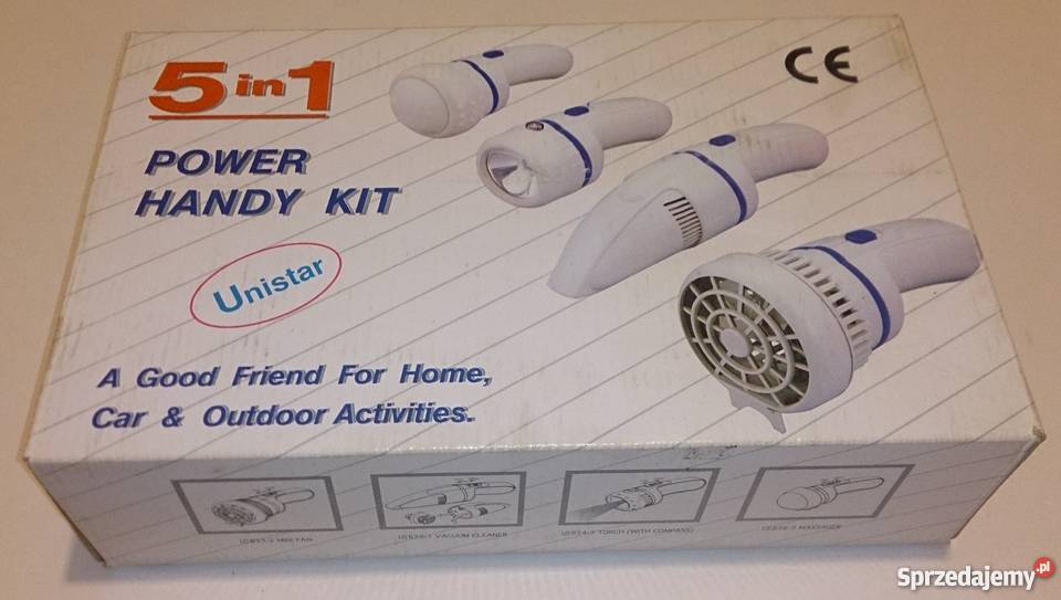 Power Handy Kit 5in1 masażer wentylator latarka Rogoźnik