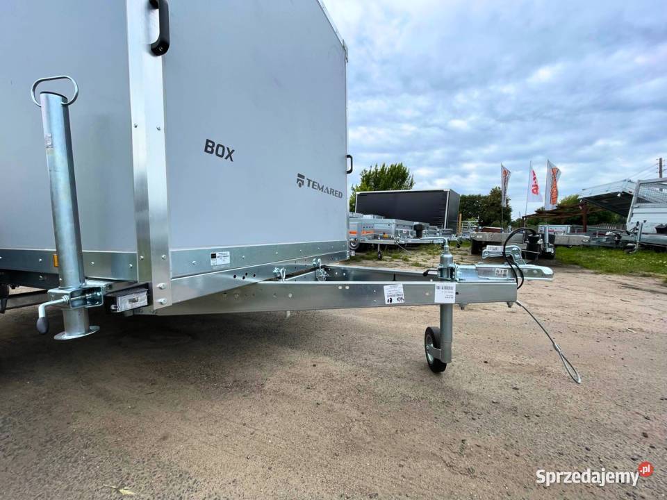 Przyczepa TEMARED 8 SMART BOX 2315 FURGON szary Stargard sprzedam