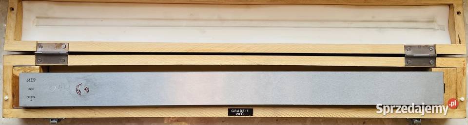 Płytka wzorcowa 500 mm klasa 1 GARANT Czarnożyły