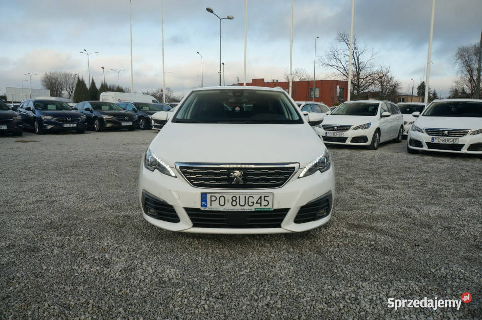 Peugeot 308 15 BlueHDi130 Allure Pack Salon Fvat biały 308 Poznań sprzedam