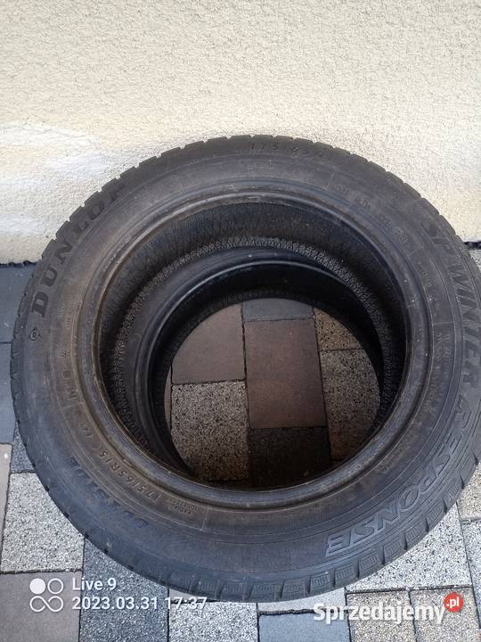 Opony zimowe Dunlop Winter Response osobowe Zebrzydowice sprzedam