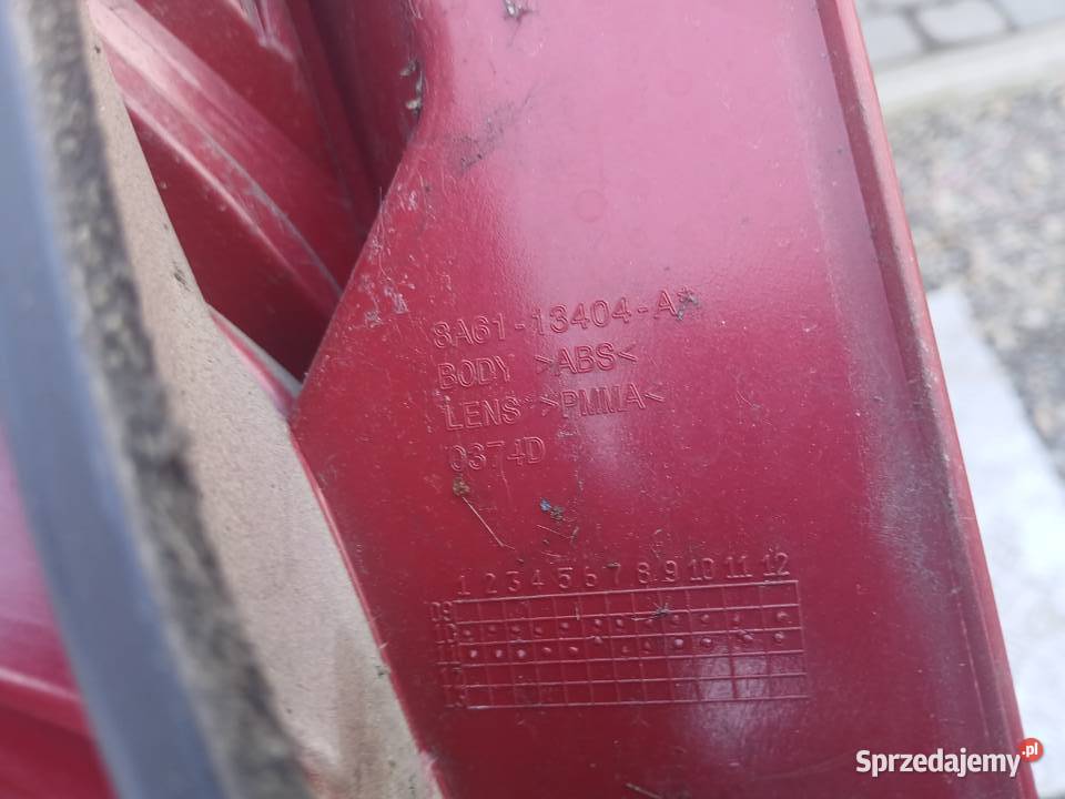 Lampa prawy tył Ford Fiesta Mk7 VII EU 5D HB Radłów