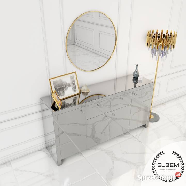 Lustrzana komoda w stylu Glamour Warszawa