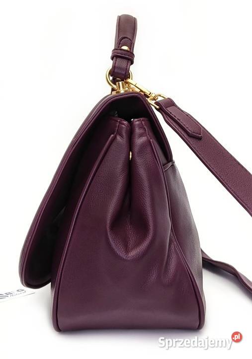 Torebka Listonoszka Ekoskóra Zamszowa A4 Torby i torebki Kraków