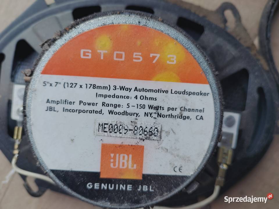 GŁOŚNIKI JBL GTO 573 Kamień-Kolonia