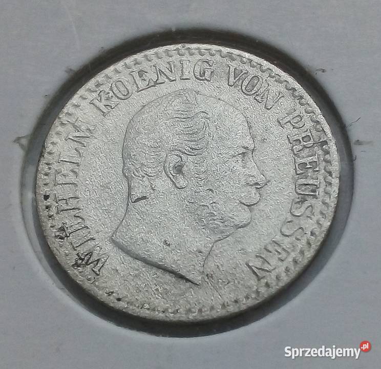 NIEMCY PRUSY 1 SILBER GROSZ1868 rA SREBRO 0220 Legionowo