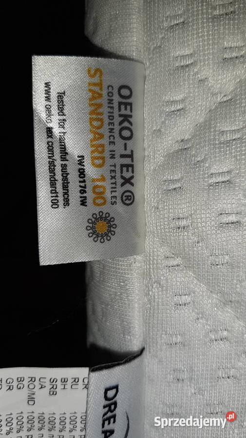 Materac piankowy firmy Dreamzone o wymiarach 90 Sosnowiec sprzedam