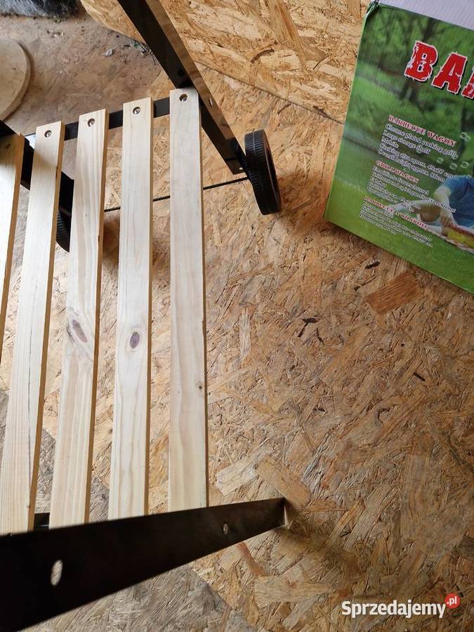 Grill ogrodowy na kółkach prostokątny ruszt 49 Głogowa