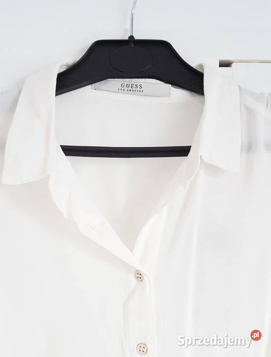 Nowa bluzka koszulka Guess XS 34 S 36 biała Szczecin